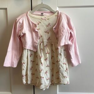 Unicorn Dress with Cropped Cardigan 💗